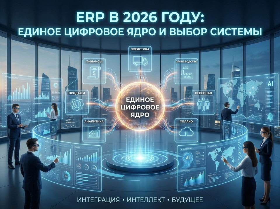 ERP в 2026 году: единое цифровое ядро и выбор системы